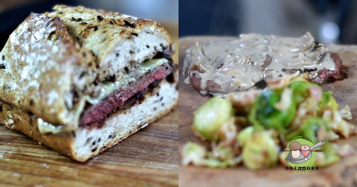 Pan Fried Butterflied Venison Backstrap