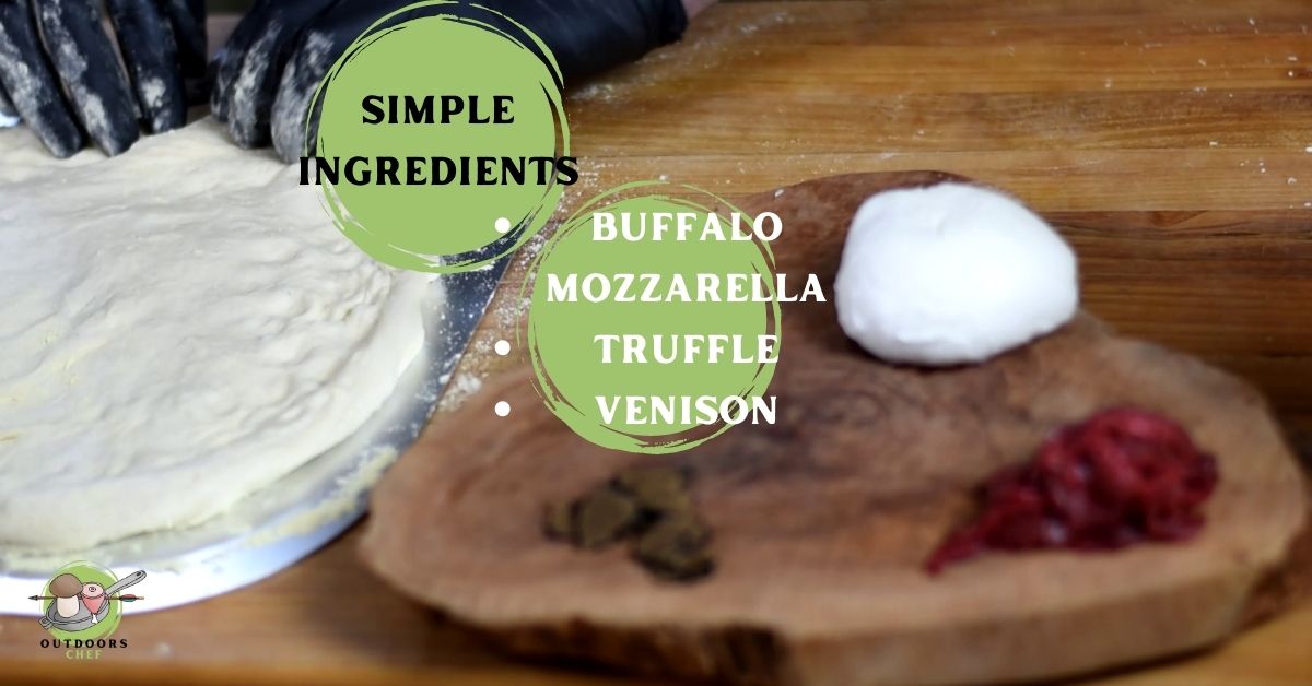 Venison Carpaccio Pizza